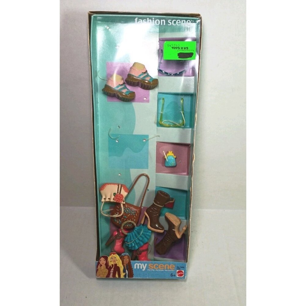 Vintage Y2K 2003 Mattel My Scene Barbie Fasion Scene Fashion Accessories Pack